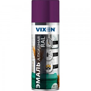 Универсальная эмаль Vixen фиолетовый RAL 4008 аэрозоль 520 мл VX-14008