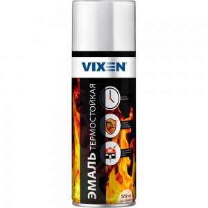 Термостойкая эмаль Vixen белая аэрозоль 520 мл VX-53001