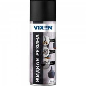 Жидкий чехол Vixen черный, аэрозоль 520 мл VX-90100 LM