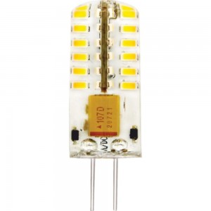 Светодиодная лампа Включай 4.0W G4 6000K 12V AC/ DC силикон 13х37 LED PREMIUM 1008047