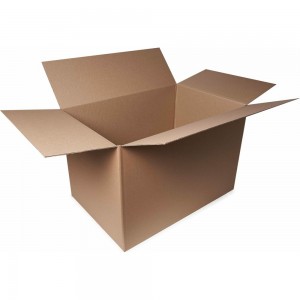 Картонная коробка ВОЛГА ПОЛИМЕР, гофрокороб 4-х клапанный, 60x40x40 см, Т-24, профиль В, бурый, 10 шт. Т556
