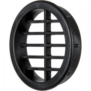 Решетка круглая вентиляционная (d=47 мм; черная) Volpato 2190-443-NR