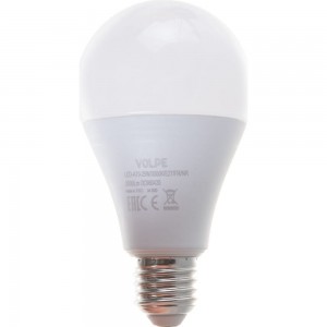 Светодиодная лампа Volpe LED-A70-25W/3000K/E27/FR/NR . Форма A, матовая. UL-00004469