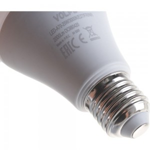 Светодиодная лампа Volpe LED-A70-25W/3000K/E27/FR/NR . Форма A, матовая. UL-00004469