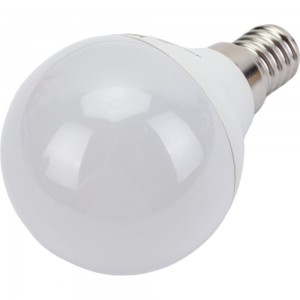 Светодиодная лампа Volpe. Форма шар, матовая. Серия Norma LED-G45-7W/WW/E14/FR/NR UL-00003820