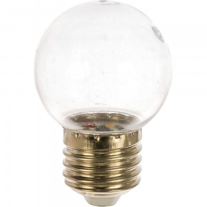 Декоративная светодиодная лампа Volpe LED-G45-1W/3000K/E27/CL/С UL-00005807