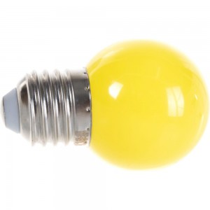 Декоративная светодиодная лампа Volpe LED-G45-1W/YELLOW/E27/FR/С UL-00005649