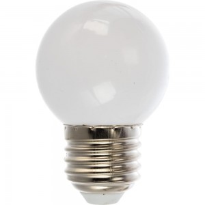 Декоративная светодиодная лампа Volpe LED-G45-1W/6000K/E27/FR/С UL-00005806