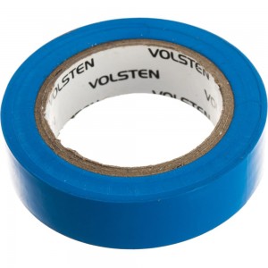 Изолента Volsten V02-7S-13х15-10 0,13х15 мм, синяя, 10 метров 10288