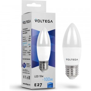 Светодиодная лампа VOLTEGA Simple E27 6W 4000 8452