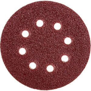 Круг шлифовальный абразивный с перфорацией (5 шт; 125 мм; Р40) для резиновых дисков VOREL 8574