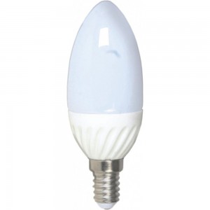 Лампа Вымпел, С37, Е14, 4Вт, теплый свет, керамический корпус 9015