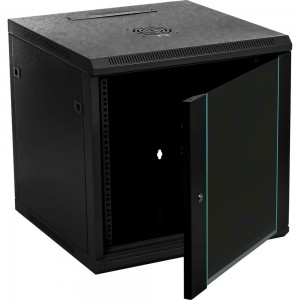 Серверный настенный шкаф W&T 12U 600х600 19 дюймов черный C126060BWTWOF