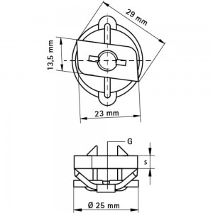 Монтажная гайка Walraven BIS RapidRail, M8, оцинкованная сталь 6513108