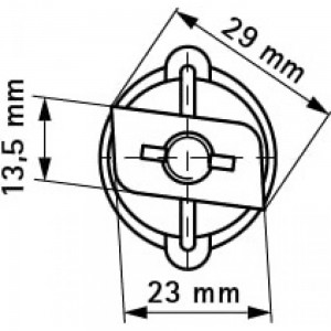 Монтажный болт Walraven BIS RapidRail Hammerfix, M8, 50, оцинкованная сталь 6523805