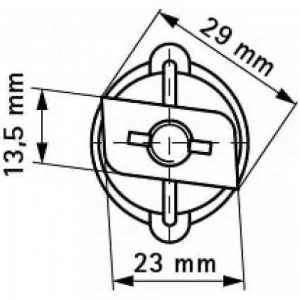 Монтажный болт Walraven BIS RapidRail Hammerfix, M8, 100, оцинкованная сталь 6523810