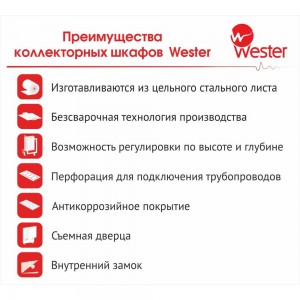 Коллекторный шкаф Wester ШРН-1