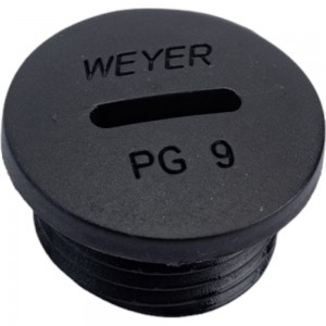 Заглушка отверстия DPK-P09B Weyer заглушка под плоскую отвертку, нар. PG09 WE6801000
