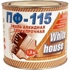 Эмаль White House ПФ-115 (белая; матовая; 1.8 кг) 15201