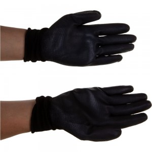 Защитные легкие бесшовные перчатки WIEDERKRAFT размер XL, пара WDK-PU01B/XL