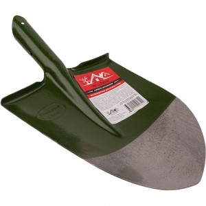 Штыковая лопата из рельсовой стали WillTech ЛШУ зеленая 900 (S503) 010414