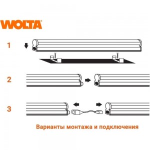 Светодиодный светильник Wolta 20 Вт, 6500К WT5W20W120