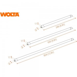 Светодиодный светильник Wolta 6 Вт, 6500К, WT4W6W