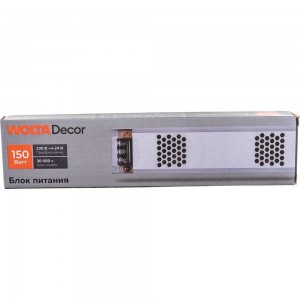 Блок питания Wolta Decor для светодиодной ленты 150Вт 24В IP20 WLD-150W/01-24V