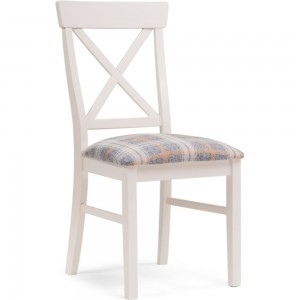 Деревянный стул Woodville Калатея слоновая кость, ткань Р19 499597