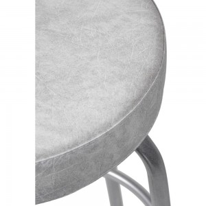 Барный стул Woodville Kuroda белый мрамор, светлый мусс 490088