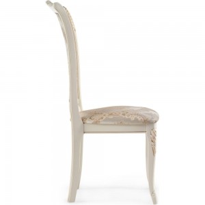 Деревянный стул Woodville Керия слоновая кость, ткань С65 499599