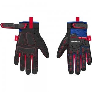 Рабочие перчатки c защитой от ударов WORKPRO Anti Impact Work - XL WP371005