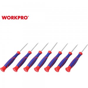 Набор прецизионных отверток TORX WORKPRO CR-V, 7 шт. WP200510
