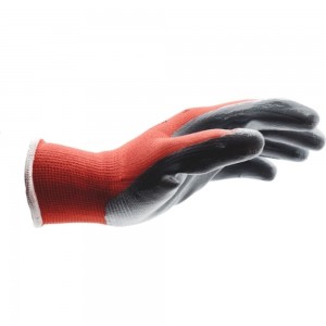 Нитриловые перчатки Wurth красный/серый, р.9 0899403109961 1