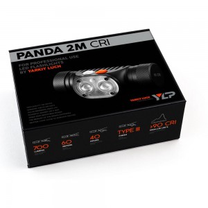 Налобный фонарь ЯРКИЙ ЛУЧ PANDA 2M-CRI 2xSamsung 90CRI max.700лм, 5 режимов, 4606400106036