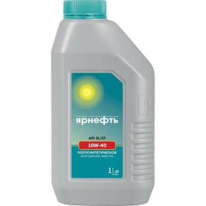 Моторное полусинтетическое масло Ярнефть SAE 10W-40 API SL/CF, 1л 1509