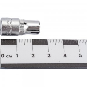 Головка торцевая короткая (6 мм; CrV; 1/2DR) YATO YT-1405