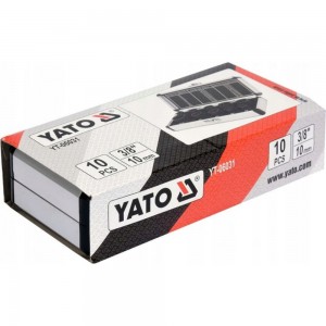 Набор головок для поврежденных болтов и гаек 10 предметов YATO YT-06031