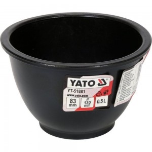Емкость для штукатурки YATO чаша, 0,5л YT-51881