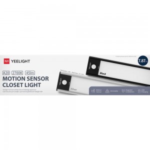 Беспроводной светильник YEELIGHT Motion Sensor Closet Light A20 YLCG002 BLACK YDQA1720007BKGL
