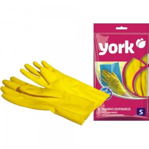 Резиновые перчатки YORK S 092030