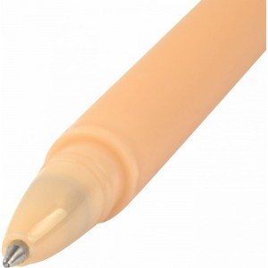 Фигурная шариковая ручка ЮНЛАНДИЯ Гриб силиконовый корпус, ассорти, синяя, узел 0.7 мм 143796