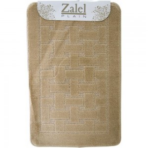 Набор ковриков для ванной Zalel 2 шт,. 55x85 бежевый 00001400
