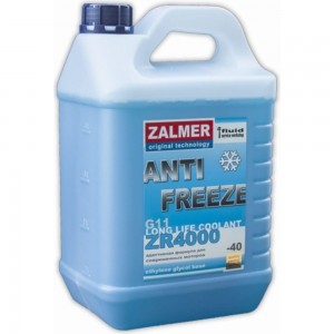 Антифриз ZALMER Antifreeze ZR4000 LLC G11 синий -40С 5кг ZR40L005