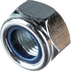 Самоконтрящаяся гайка ZAMETAL М12х1,25 пр. 8.0, DIN 985, оц. 250 шт. ZA518934