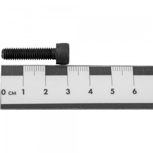 Винт ZAMETAL М6x25 мм, 12.9, цилиндрическая головка, внутренний шестигранник, DIN 912, 500 шт. ZA103818