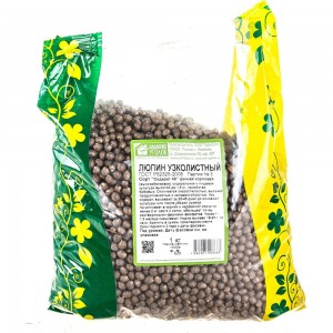 Семена Зеленый уголок Люпин узколистный, 1 кг 4660001293663