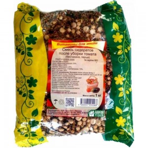 Семена Зеленый уголок смесь сидератов после томата, баклажана, перца, 1 кг 4660001295568
