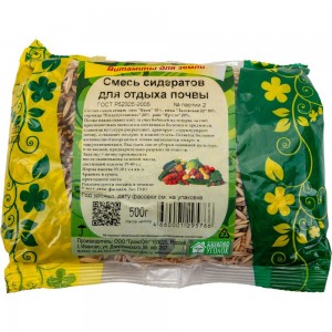 Семена Зеленый уголок смесь сидератов для отдыха почвы, 0.5 кг 4660001295766
