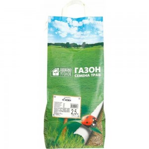Семена газона Зеленый уголок Травосмесь Гном Стандарт 2.5 кг 20734